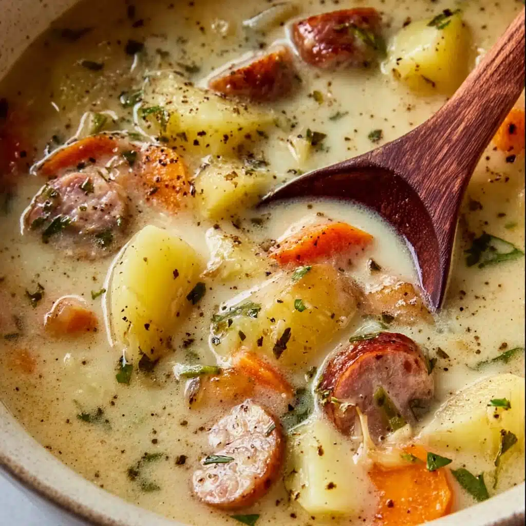Hearty Sausage Potato Soup Recipe - Recipe Image