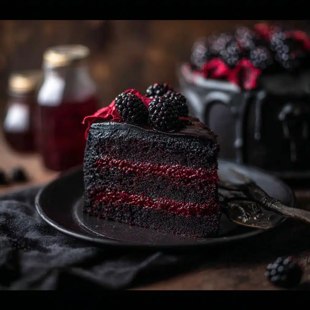 Spooky Black Velvet Cake Recipe