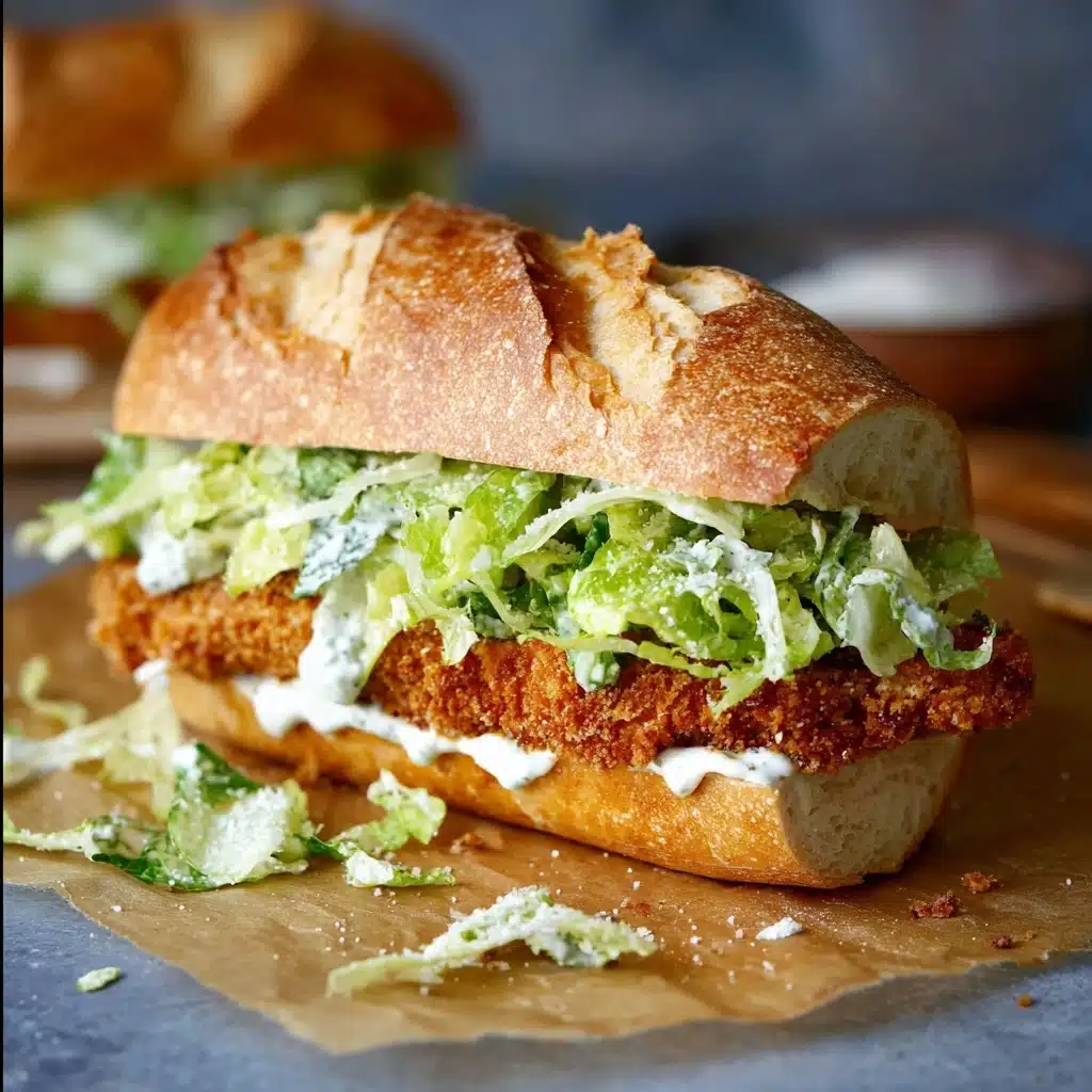 Crispy Chicken Caesar Sandwich Recipe - Recipe Image