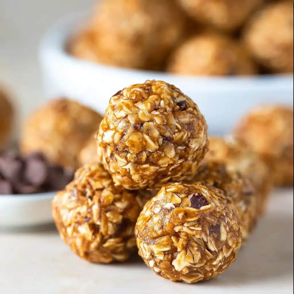 Oatmeal Peanut Butter Energy Bites Recipe - Recipe Image