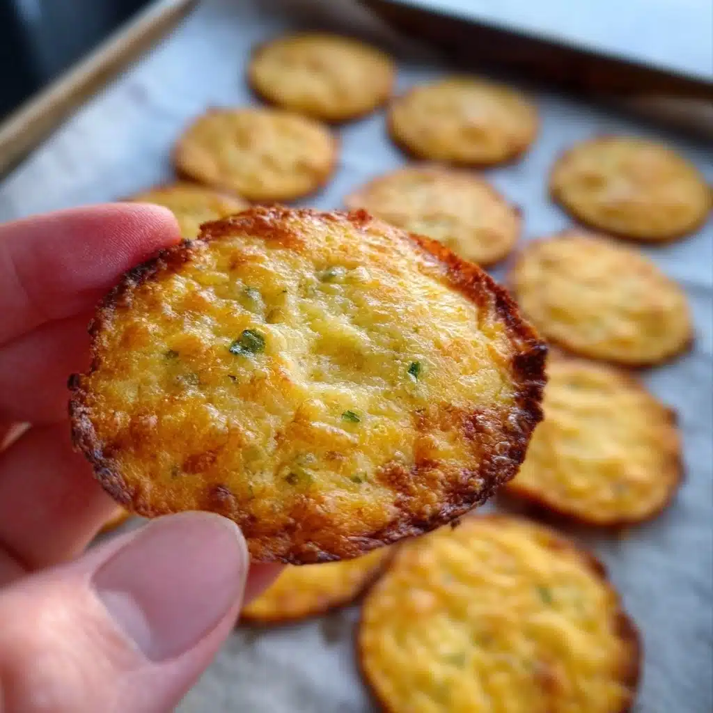 Best Low Carb Crispy Broccoli Cheese Rounds Recipe - Recipe Image