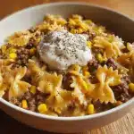 Creamy Ranch Beef and Sweet Corn Bowtie Casserole Recipe