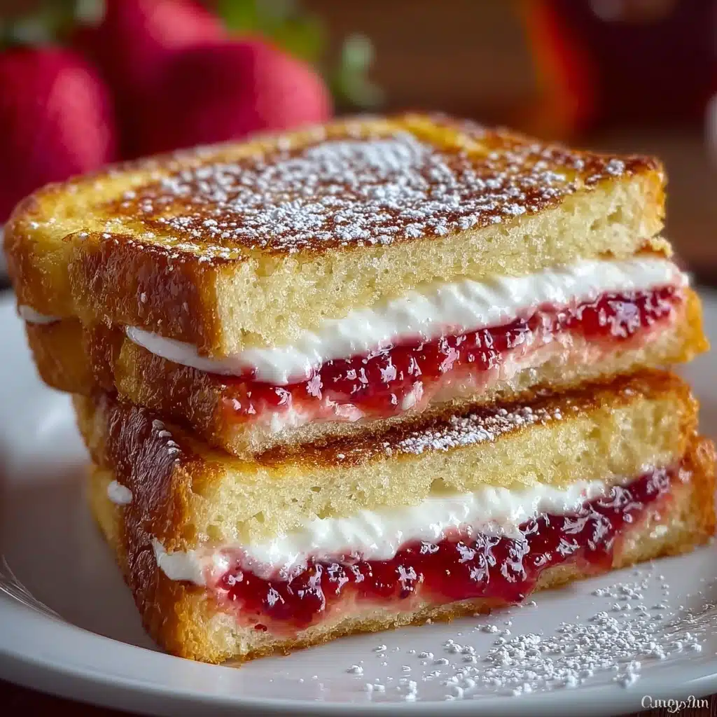 Fried Strawberry Cheesecake Sandwiches Recipe - Recipe Image