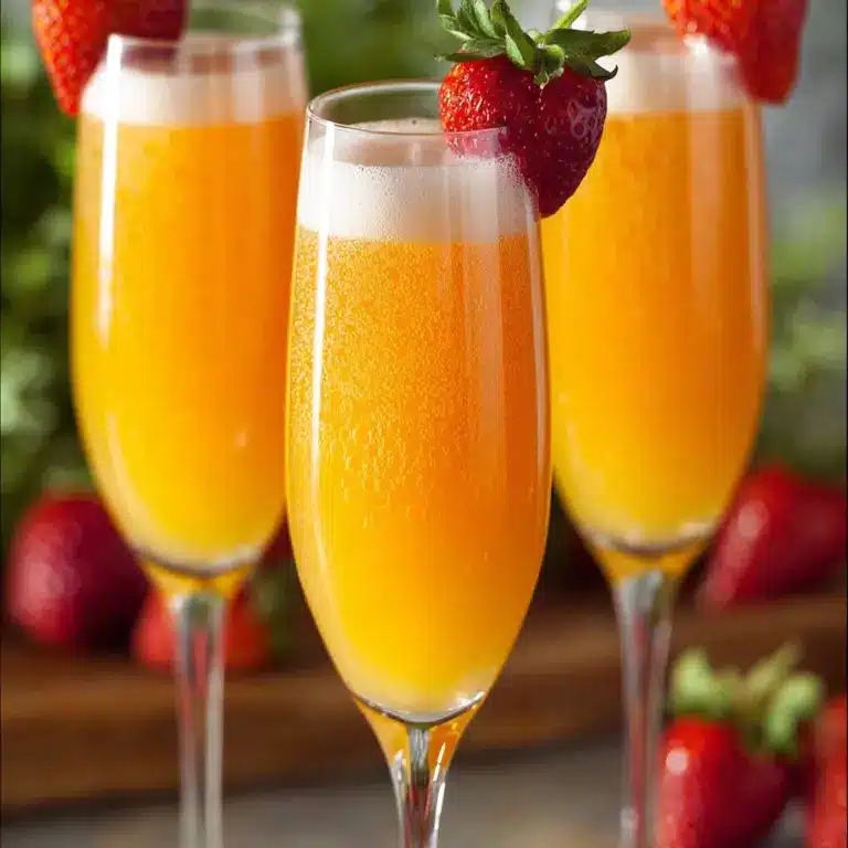 Sunrise Strawberry Mimosa Recipe