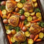 One Pan Chicken and Vegetables Dinner Recipe