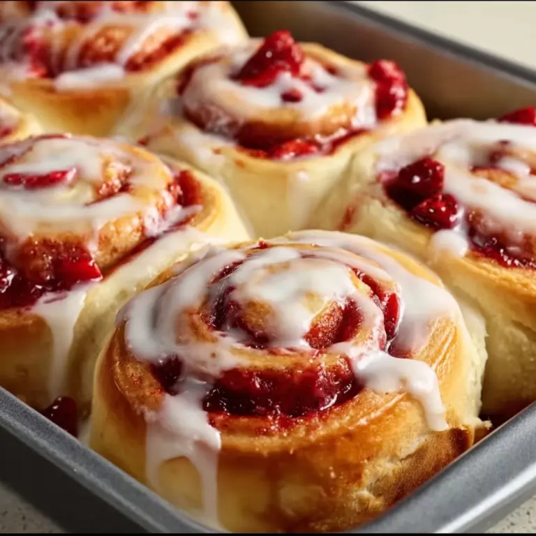 Strawberry Cheesecake Cinnabon Rolls Recipe