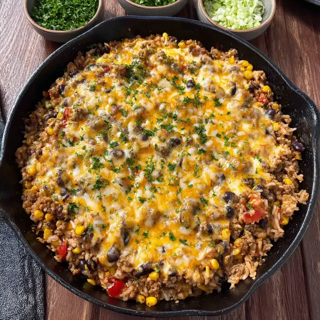 Cheesy Taco Rice Recipe - Recipe Image