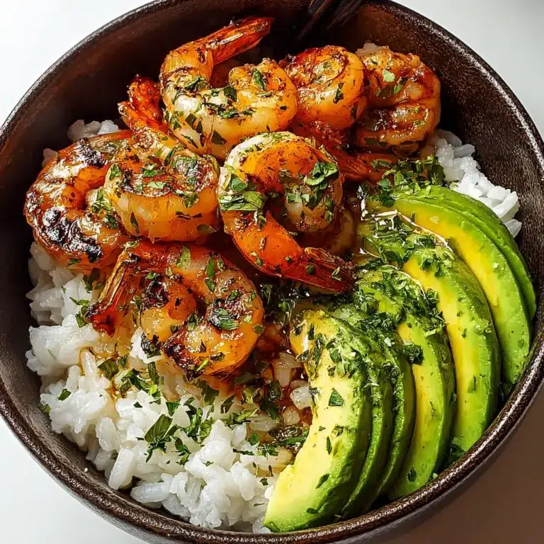 Spicy Shrimp and Avocado Rice Bowl Recipe