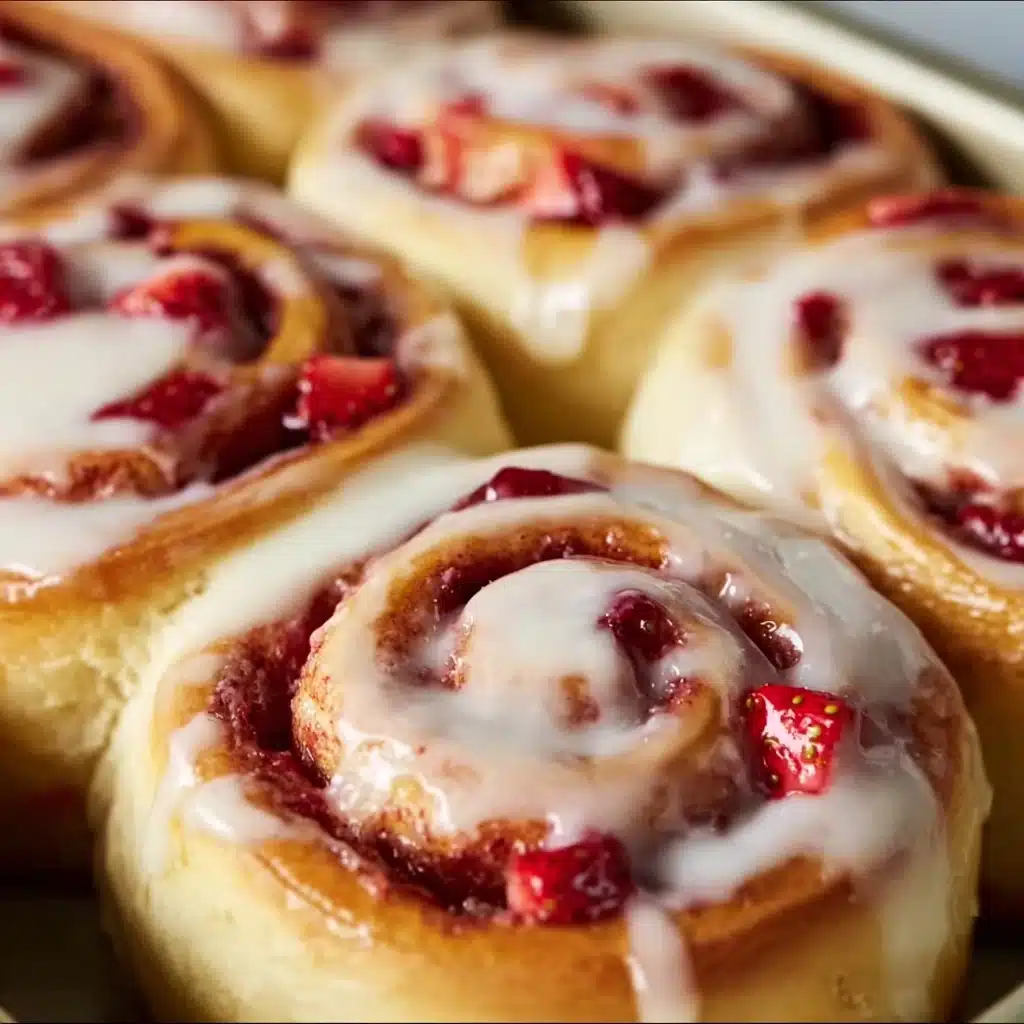 Strawberry Cheesecake Cinnabon Rolls Recipe