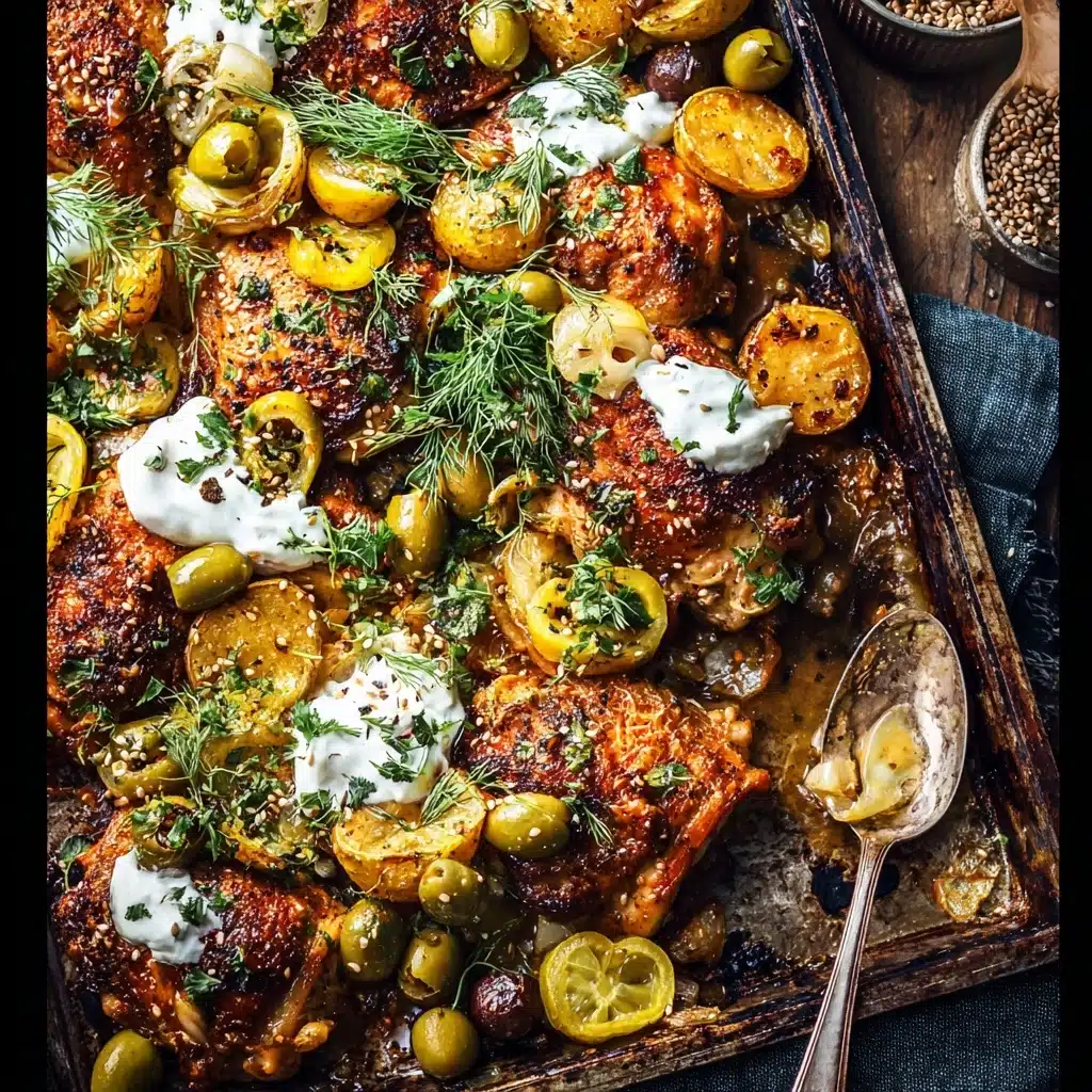 Sheet Pan Lemon Balsamic Chicken and Potatoes Recipe