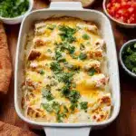 Creamy White Chicken Enchiladas Recipe