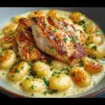 Asiago Chicken and Gnocchi Recipe