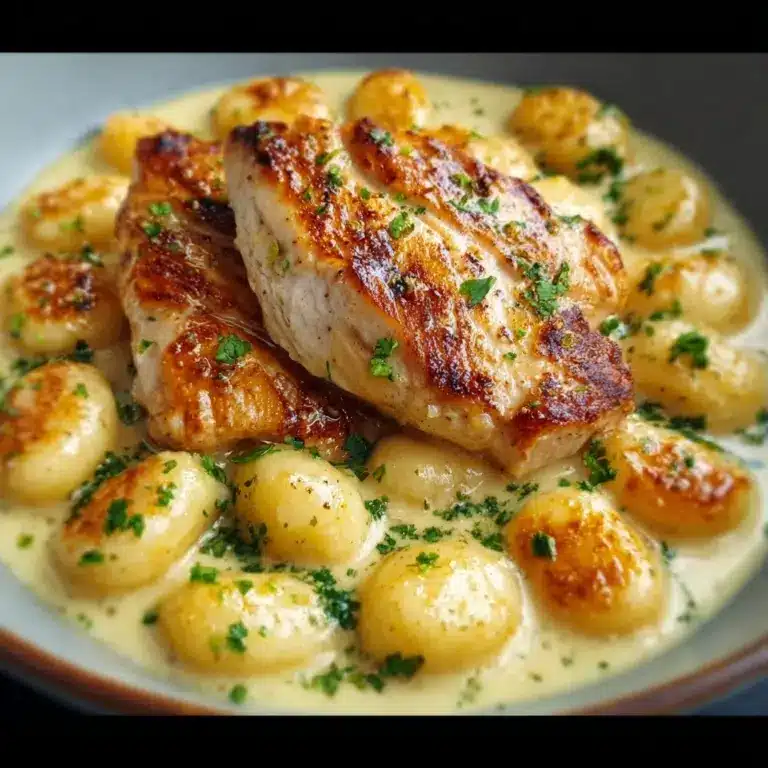 Asiago Chicken and Gnocchi Recipe