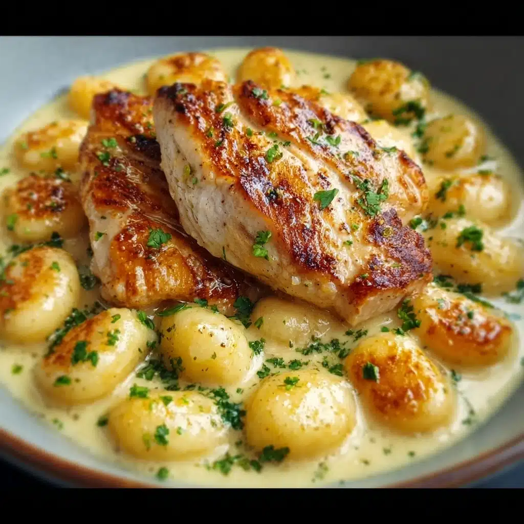 Asiago Chicken and Gnocchi Recipe