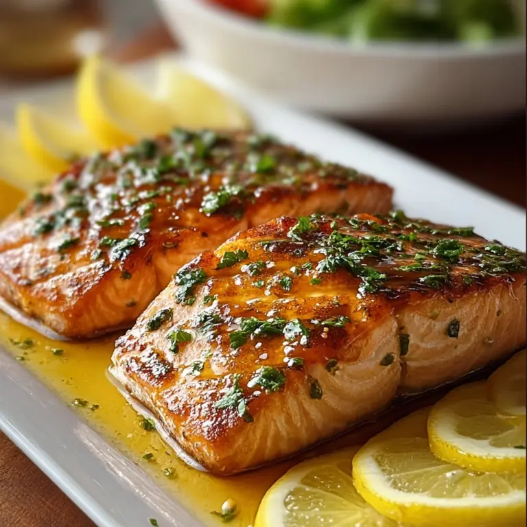 Texas Roadhouse Style Baked Salmon Recipe