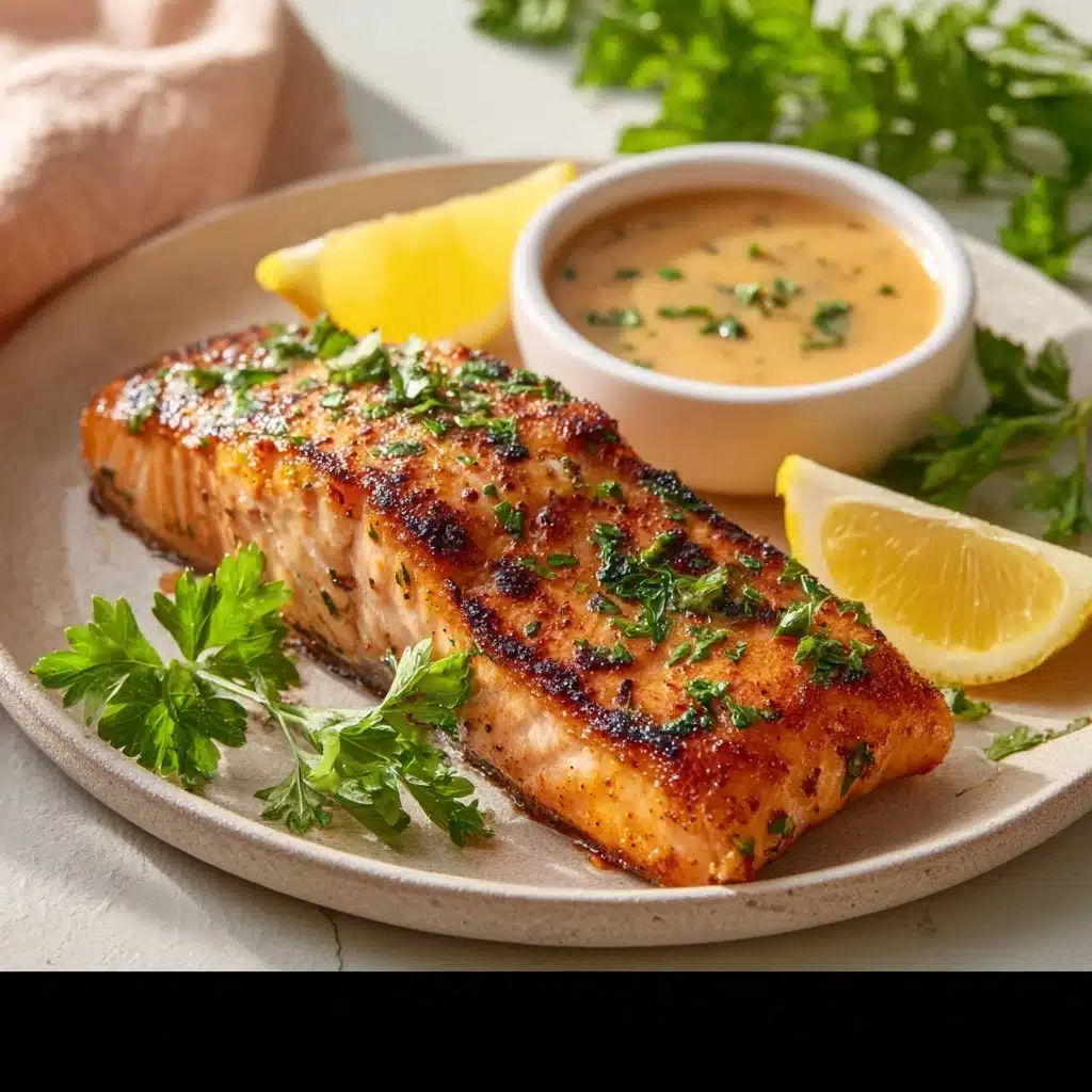 Texas Roadhouse Style Baked Salmon Recipe - Recipe Image