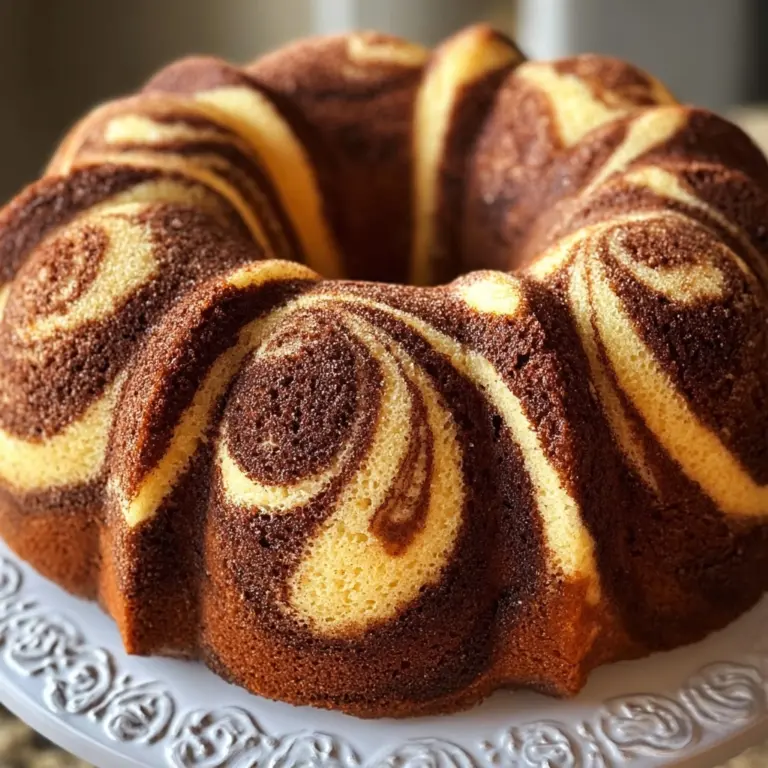 Cinnamon Swirl Bundt Cake Recipe