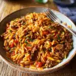 Delicious Ground Beef Orzo Recipe for Everyone Recipe
