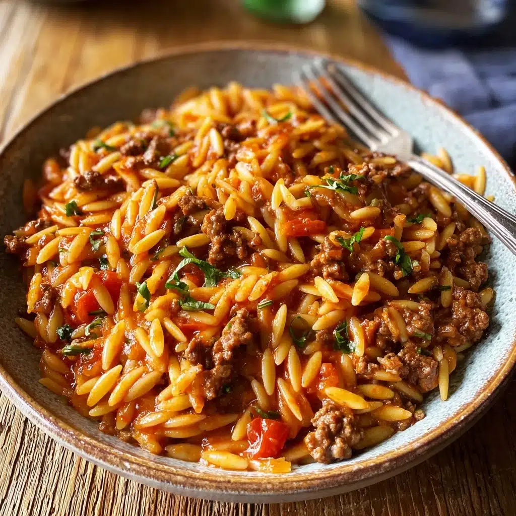 Delicious Ground Beef Orzo Recipe for Everyone Recipe - Recipe Image