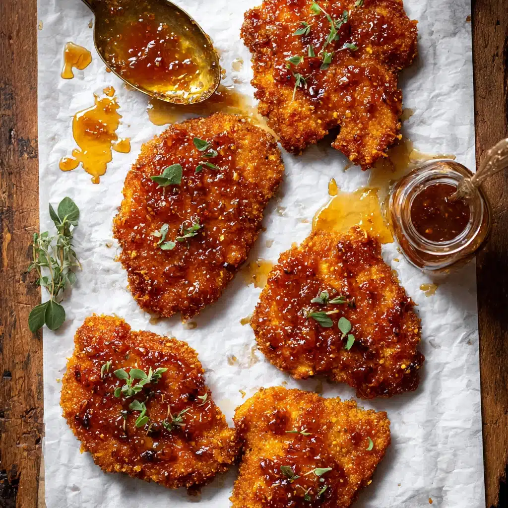 Baked Crunchy Hot Honey Chicken Recipe - Recipe Image