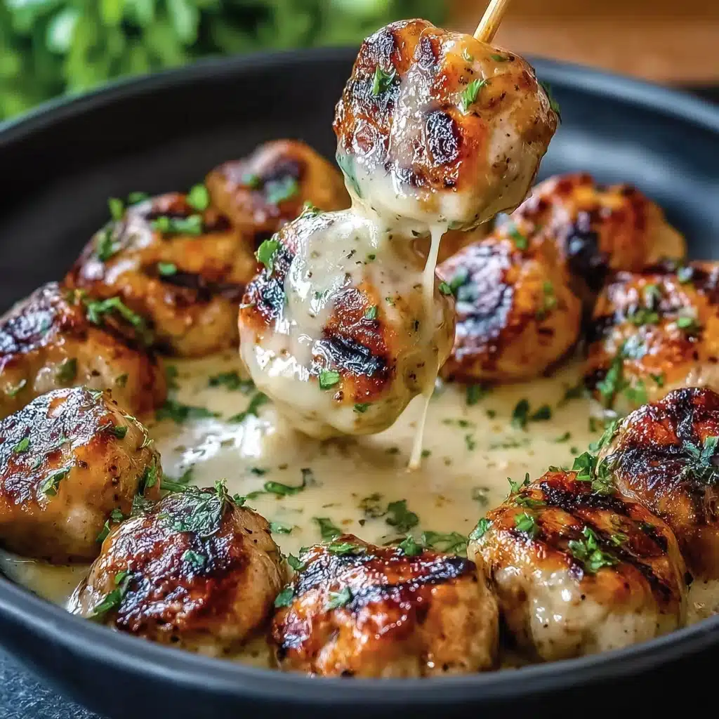 y Garlic Sauce for Grilled Chicken Bites Recipe - Recipe Image