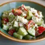 Crab Salad with Cucumber and Tomato Recipe