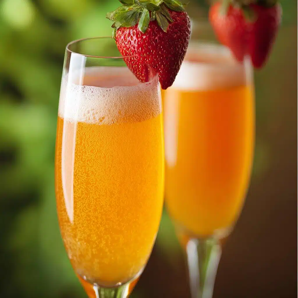 Sunrise Strawberry Mimosa Recipe - Recipe Image
