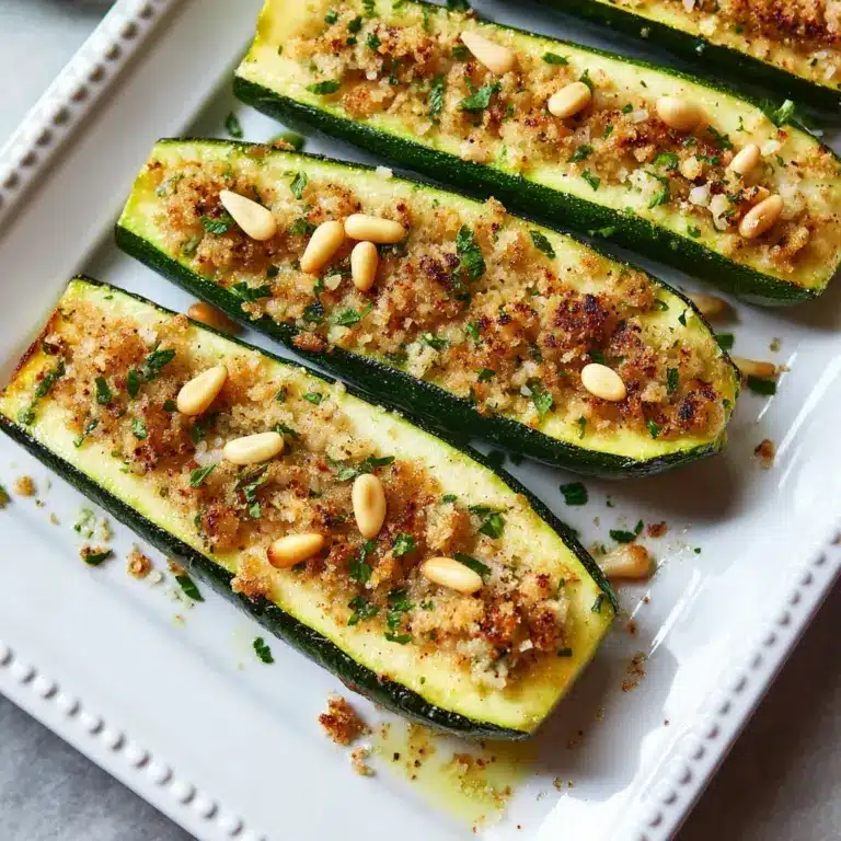 Best Baked Zucchini with Garlic and Lemon Recipe