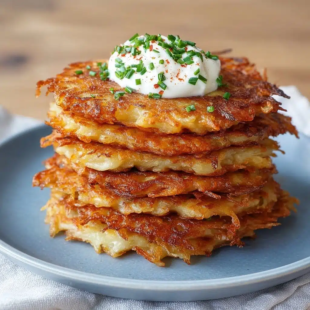 Crêpes de pommes de terre allemandes (Reibekuchen) Recipe - Recipe Image