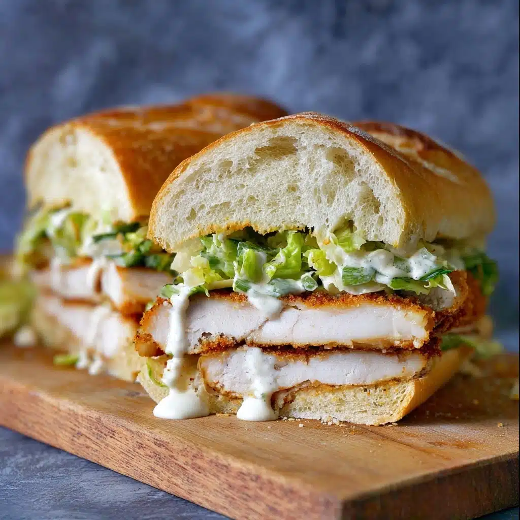 Crispy Chicken Caesar Sandwich Recipe - Recipe Image