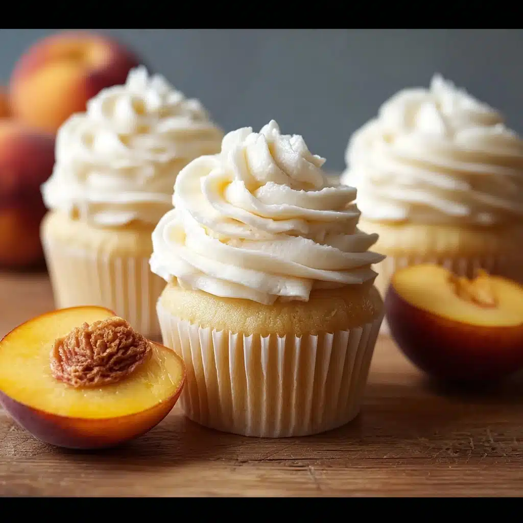 Honey Peach Cream Cheese Cupcakes Recipe
