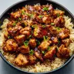Honey BBQ Chicken Rice Recipe