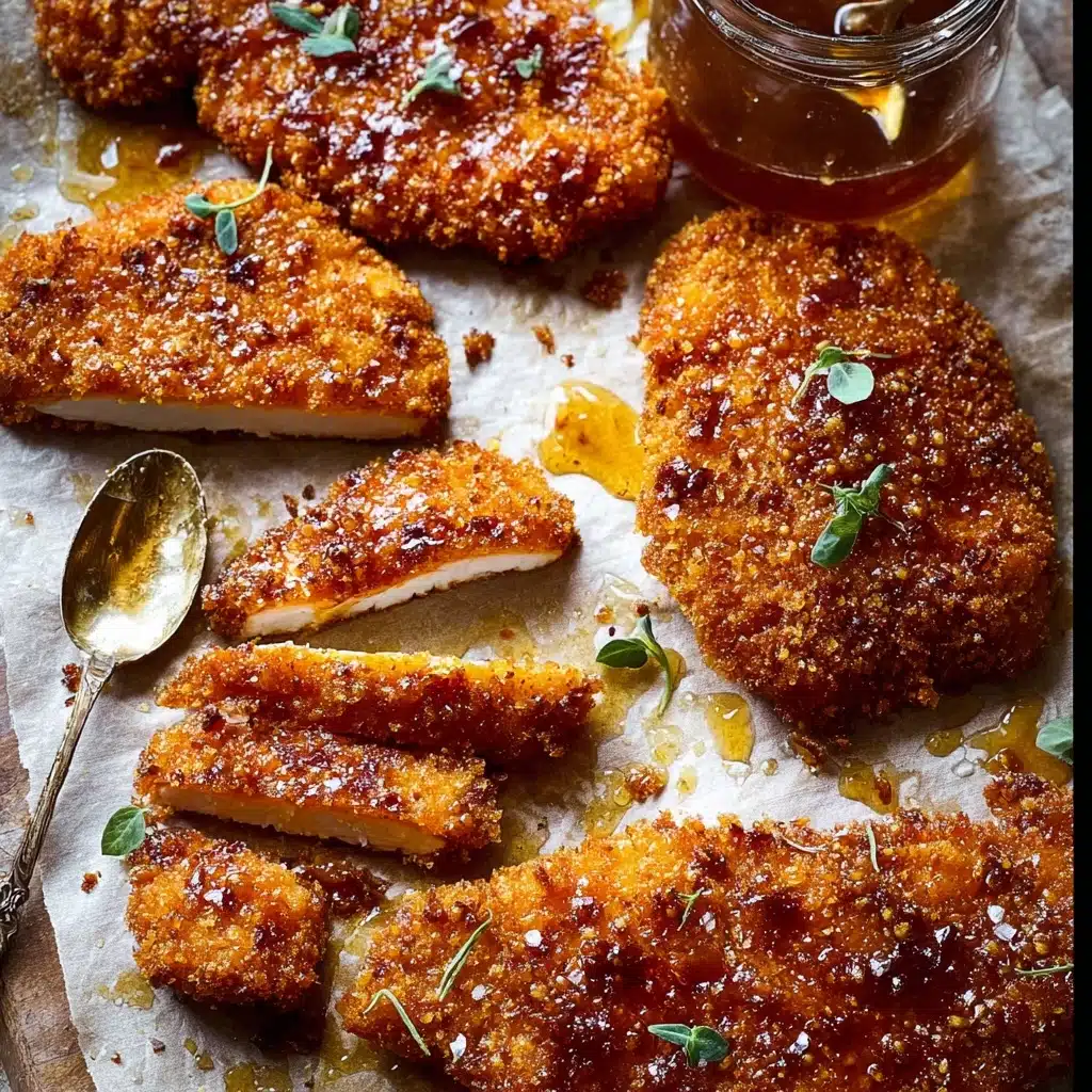 Baked Crunchy Hot Honey Chicken Recipe - Recipe Image