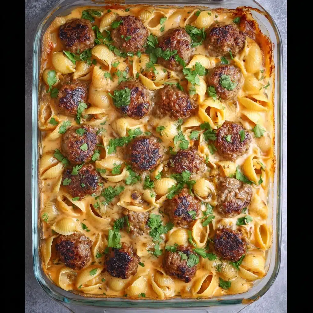 Swedish Meatball Pasta Bake Recipe