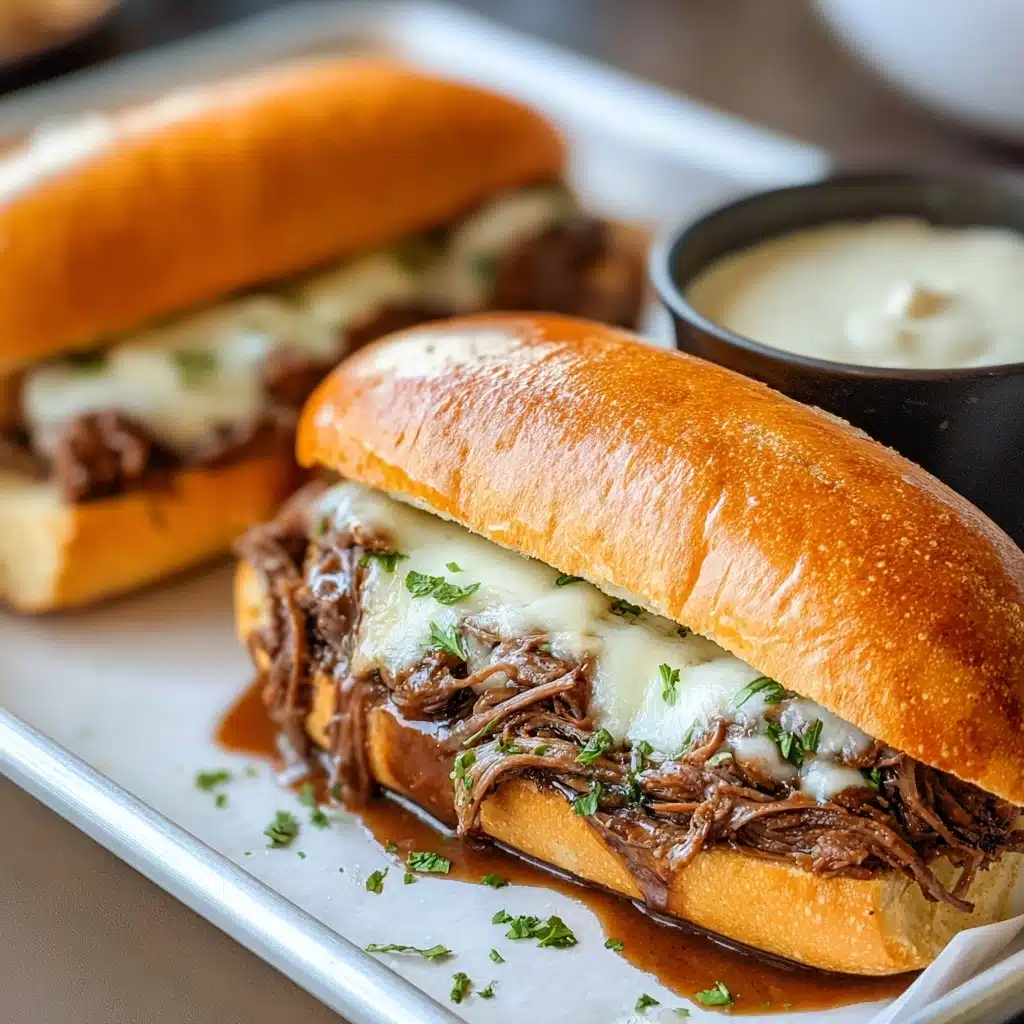 Slow Cooker French Dip Sandwiches Recipe