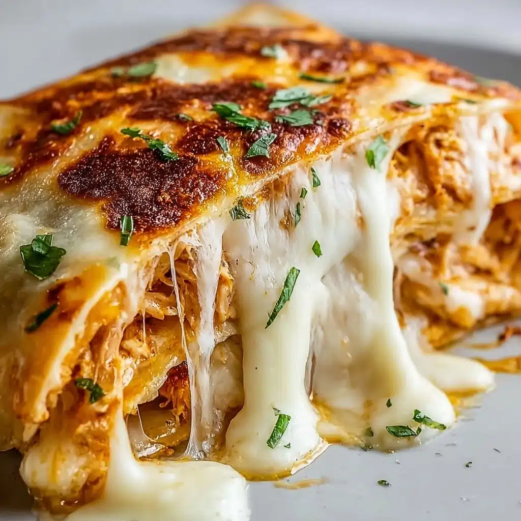 Cheesy Garlic Chicken Wraps Recipe - Recipe Image