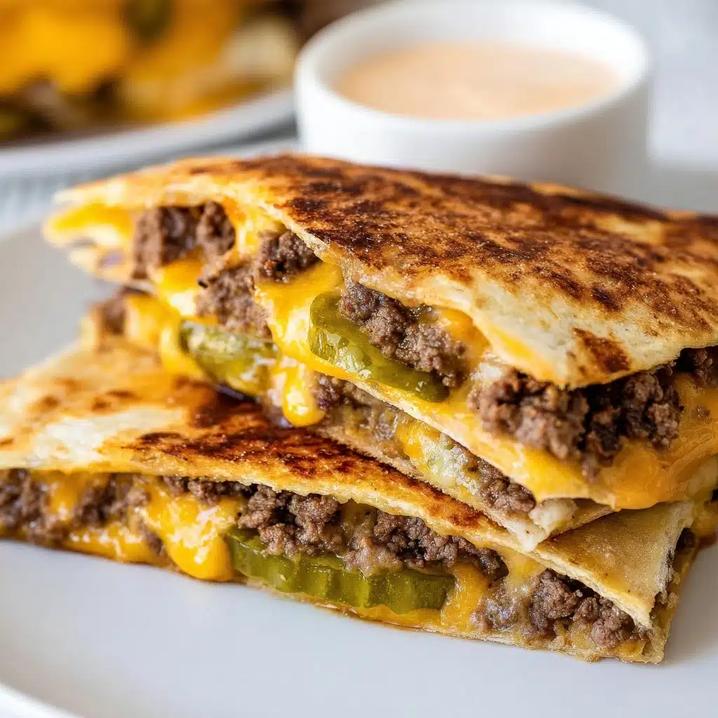 Cheeseburger Quesadilla Recipe