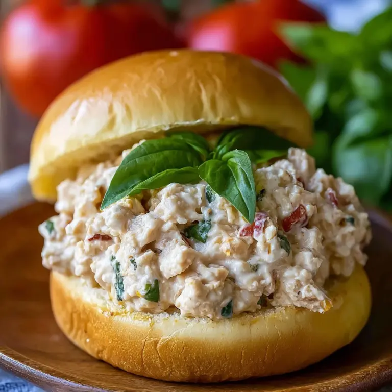 Chicken Alfredo Sloppy Joes Recipe