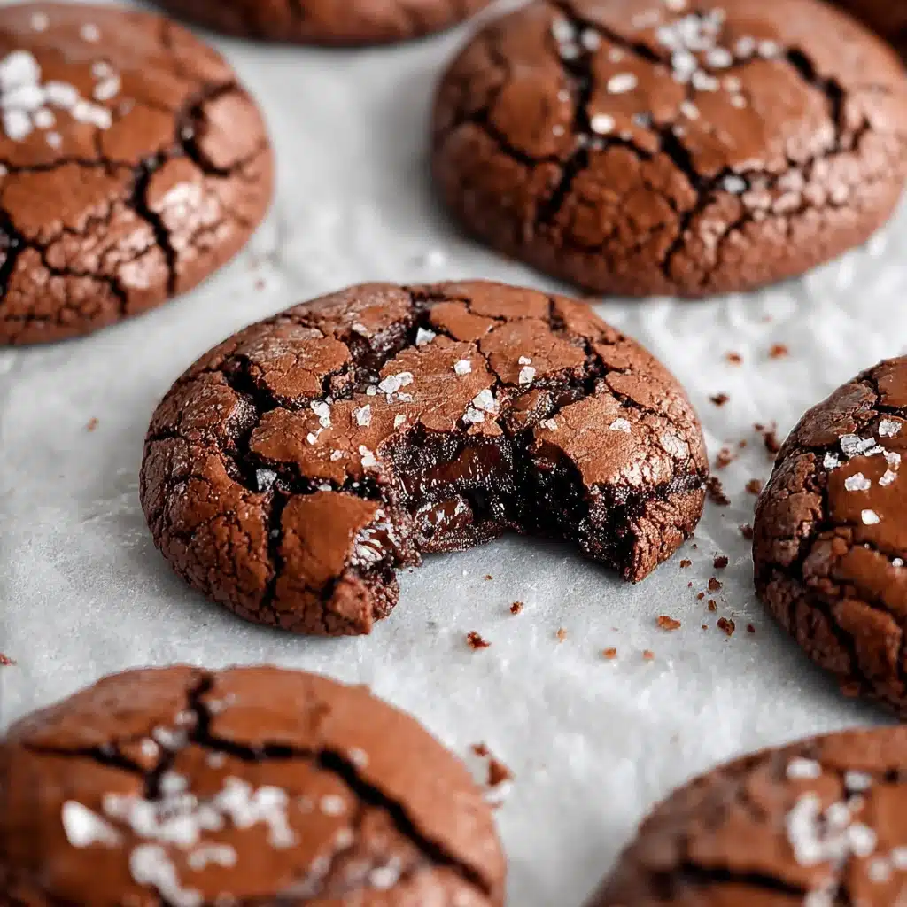 Best Ever Fudgy Salted Brownie Cookies Recipe - Recipe Image