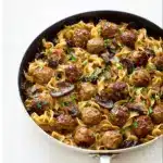 One Pot Meatball Stroganoff Recipe