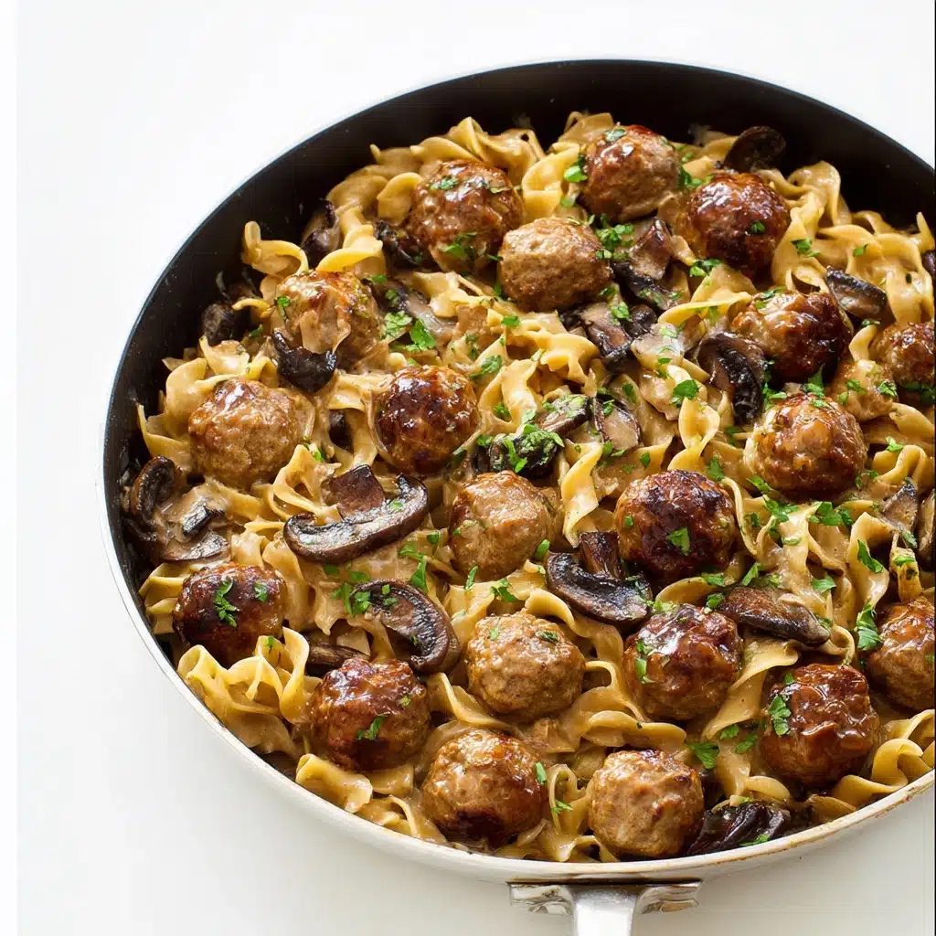 One Pot Meatball Stroganoff Recipe