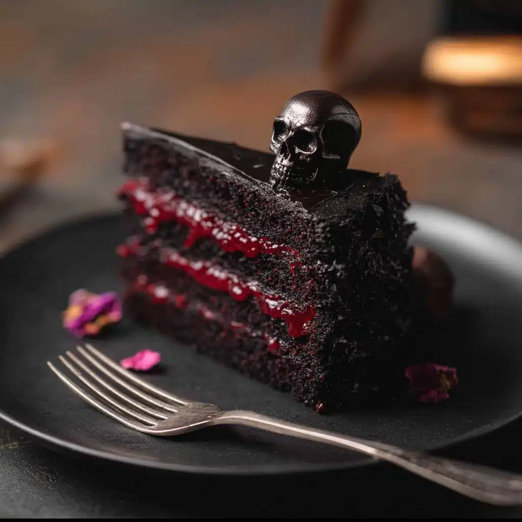 Spooky Black Velvet Cake Recipe