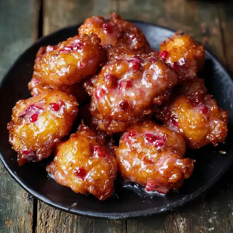 Rhubarb Fritters Recipe