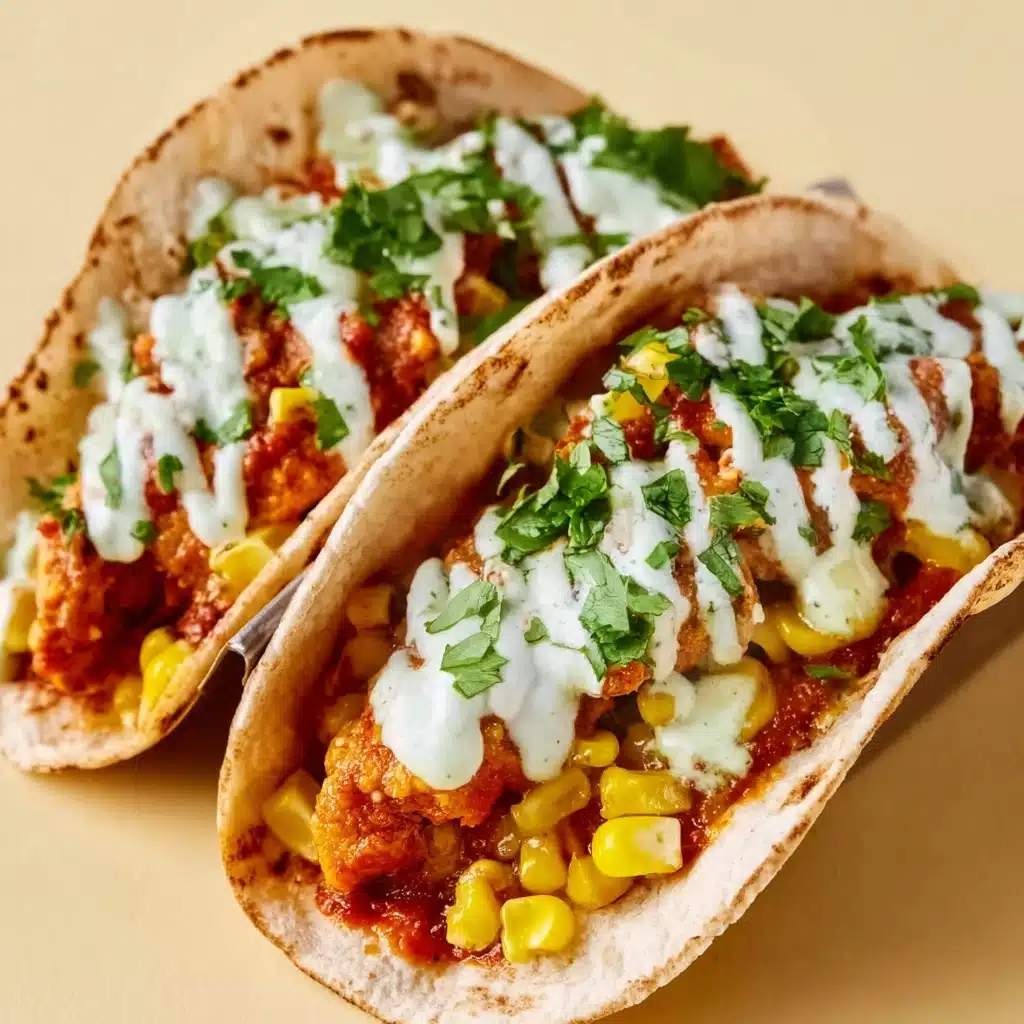 The Ultimate Guide to Fried Chicken Street Corn Tacos Recipe - Recipe Image