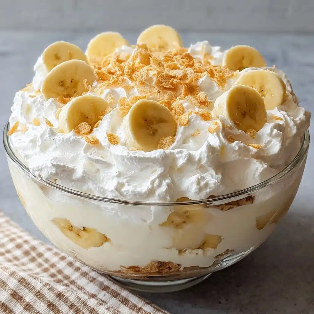 Irresistible Easy Banana Pudding Fluff Salad Recipe - Recipe Image