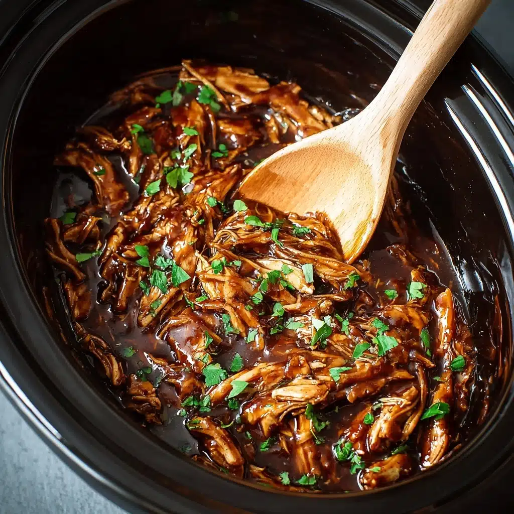 Slow Cooker Honey Garlic Chicken Recipe - Recipe Image