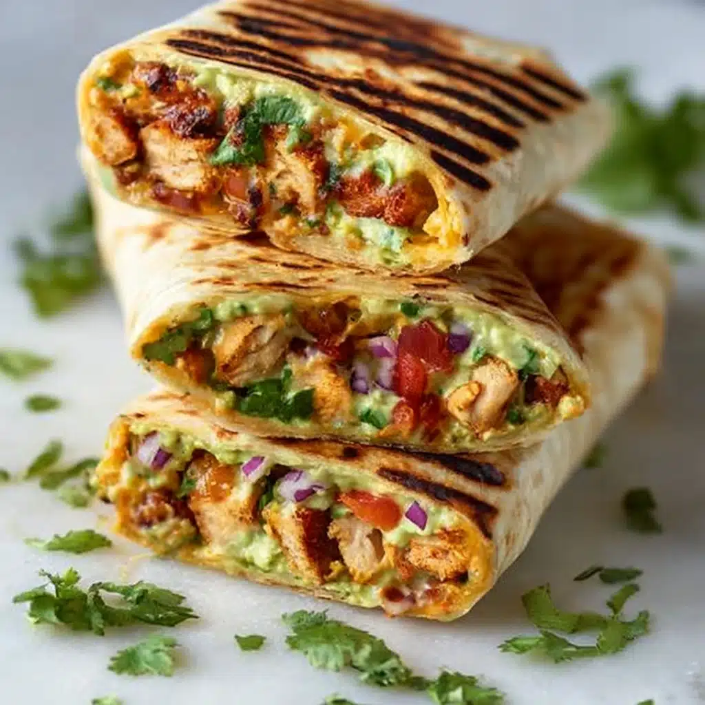 Easy Chipotle Ranch Grilled Chicken BurritoIngredients Recipe - Recipe Image