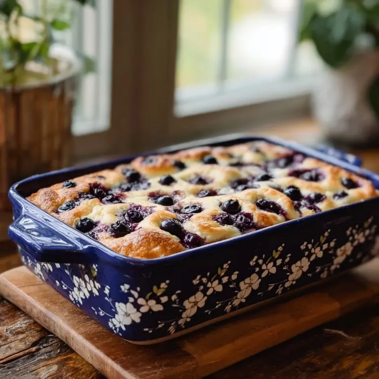 Blueberry Buttermilk Pancake Casserole Recipe