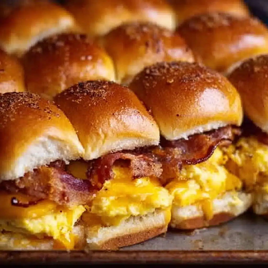 Crack Breakfast Sliders Recipe - Recipe Image