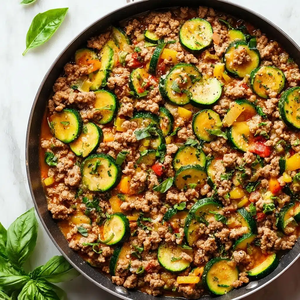 Ground Turkey and Zucchini Skillet Recipe